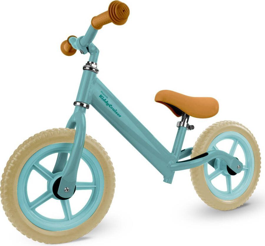 LifeGoods KiddyCruiser Loopfiets 2 jaar Jongens en Meisjes Balance Bike Mintgroen
