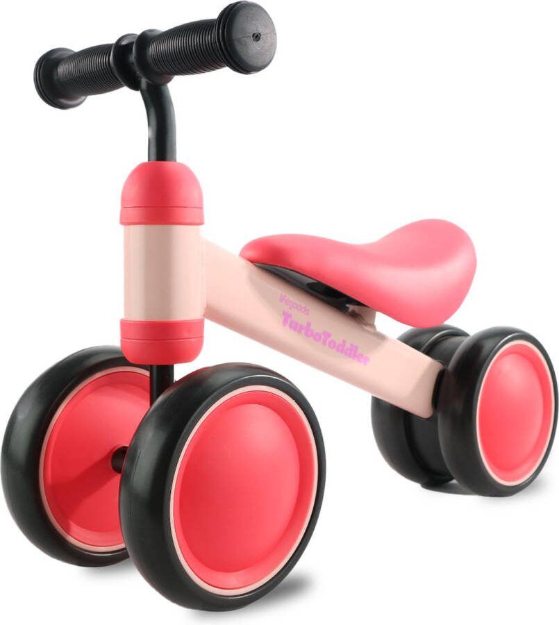 LifeGoods TurboToddler Loopfiets Speelgoed Vanaf 1 jaar Jongens en Meisjes Kinderstep Roze