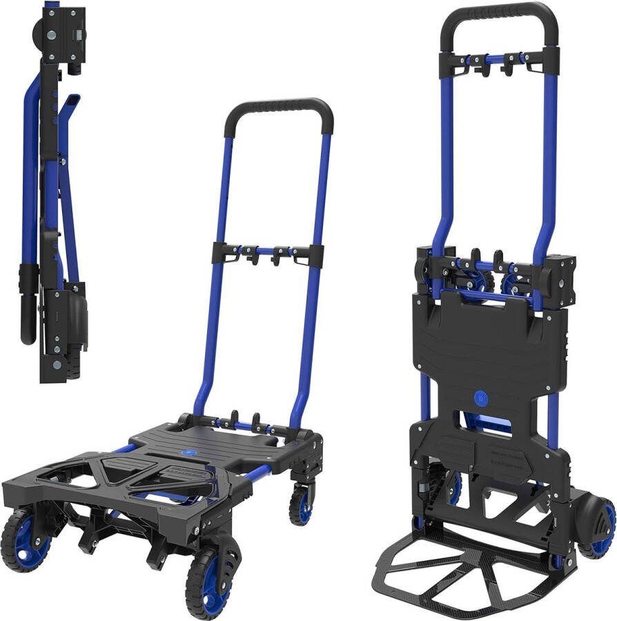 LifeStages 2-in-1 steekwagen 70 kg multifunctioneel 135 kg inklapbaar binnen enkele seconden converteerbaar