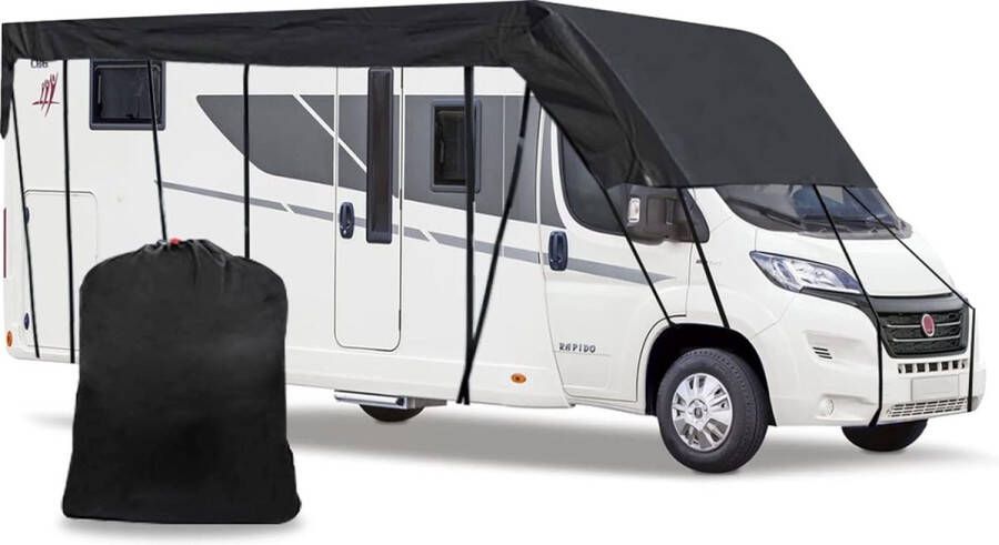 LifeStages Beschermhoes voor caravans 210D waterdichte dakbedekking voor campers 6 5 x 3 meter dakzeil voor campers en caravans (6 5 x 3 m)