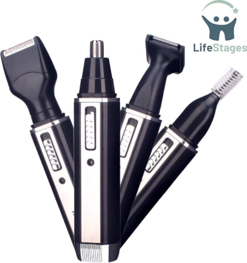 LifeStages Bodygroomer mannen Scheerapparaat Baardtrimmer Body Trimmer Heren Comfortabel Efficiënt