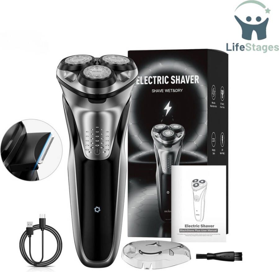 LifeStages Bodygroomer mannen Scheerapparaat Baardtrimmer Body Trimmer Heren Comfortabel Efficiënt