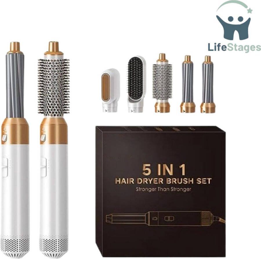 LifeStages Krultang 5 in 1 Stijltang Hairwrap Natural Curl Praktisch Duurzaam