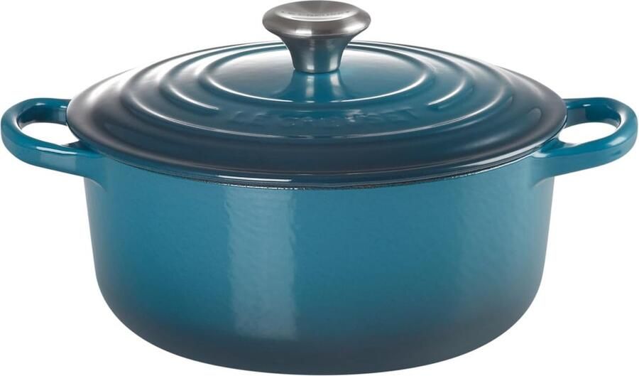 LifeStages Gietijzeren braadpan met deksel Ø 20 cm rond geschikt voor alle soorten fornuizen en inductie inhoud: 2 4 l 3 092 kg