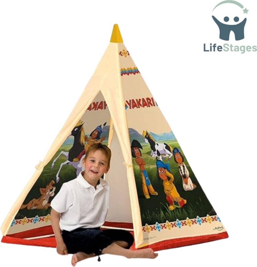 LifeStages Tipi Tent Kinderen Tipi Speeltent Wigwam Speeltent Stevig