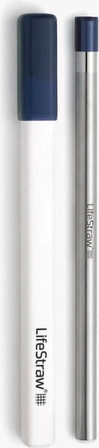 LifeStraw SIP 1 roestvrij stalen waterfilter rietje voor max 1000 liter te gebruiken Midnight Blue