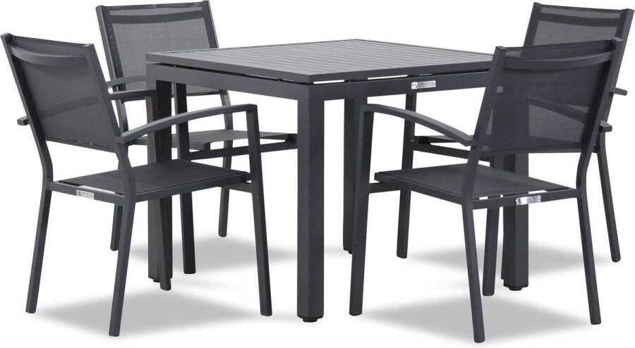 Lifestyle Garden Furniture Lifestyle Amarilla Concept 90 cm dining tuinset 5-delig stapelbaar