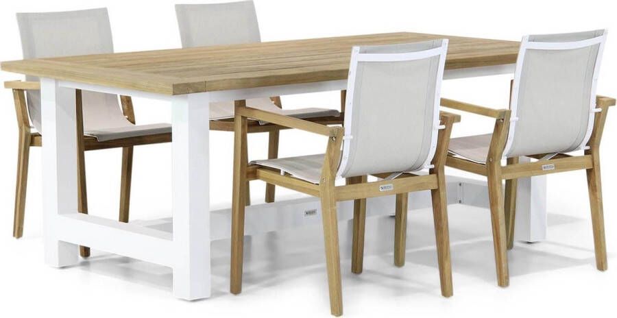 Lifestyle Garden Furniture Lifestyle Atlanta Los Angeles 200 cm dining tuinset 5-delig