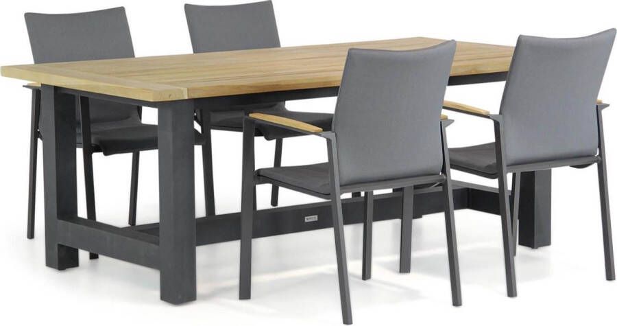 Lifestyle Garden Furniture Lifestyle Brandon San Francisco 200 cm dining tuinset 5-delig