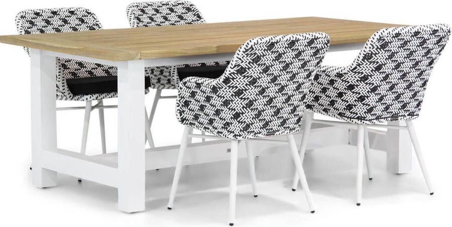 Lifestyle Garden Furniture Lifestyle Crossway Los Angeles 200 cm dining tuinset 5-delig