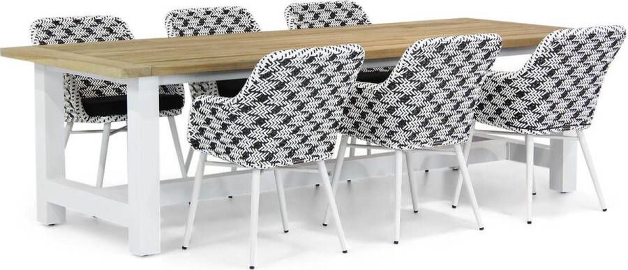 Lifestyle Garden Furniture Lifestyle Crossway Los Angeles 260 cm dining tuinset 7-delig