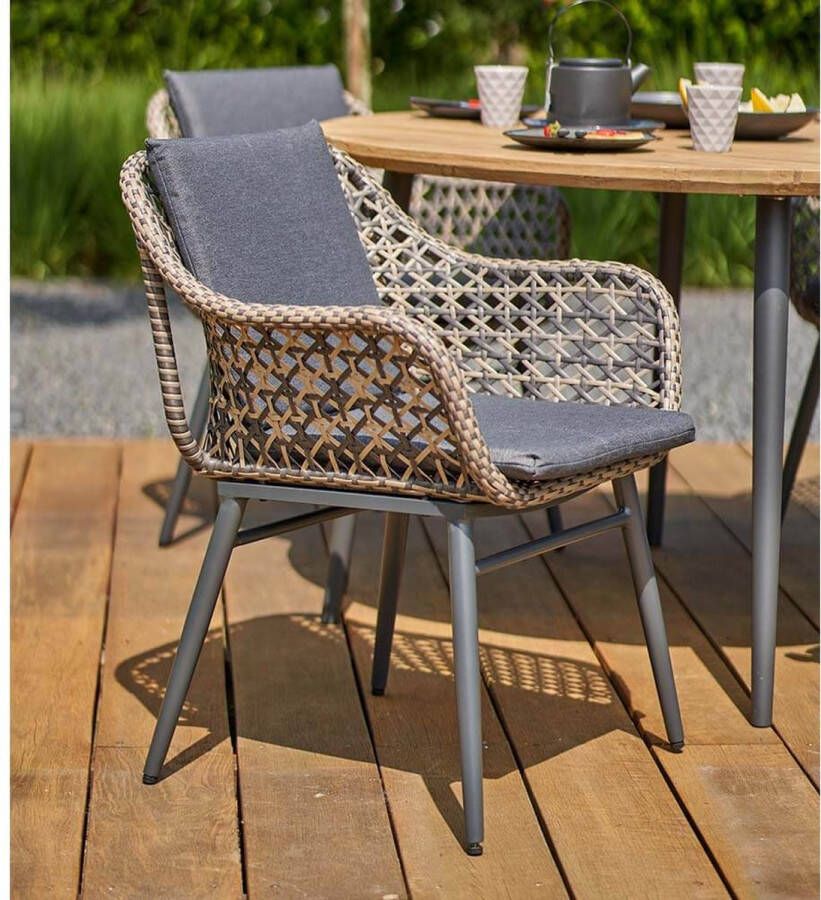 Lifestyle Garden Furniture Lifestyle Dolphin Matale 180 cm dining tuinset 5-delig