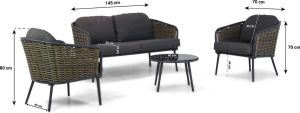 Lifestyle Garden Furniture Lifestyle Enchante stoel-bank loungeset 4-delig