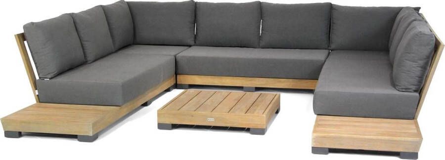 Lifestyle Garden Furniture Lifestyle Hilton loungeset U-vorm 6-delig