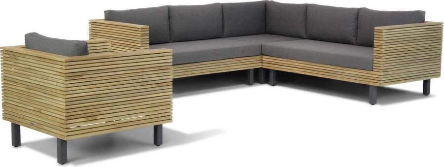 Lifestyle Garden Furniture Lifestyle New York hoek loungeset met stoel 4-delig