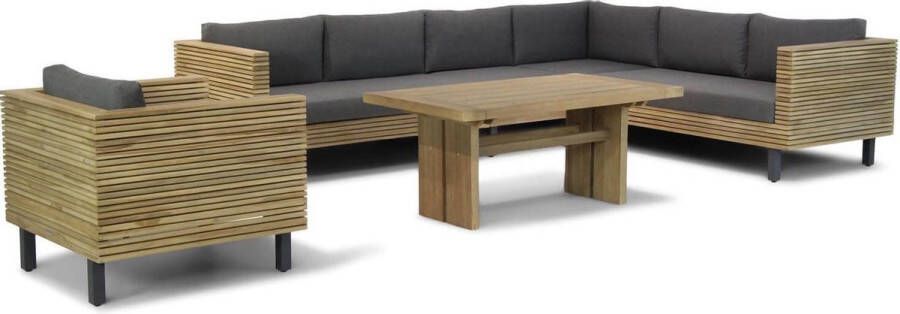 Lifestyle Garden Furniture Lifestyle New York Brighton 140 cm dining loungeset 6-delig