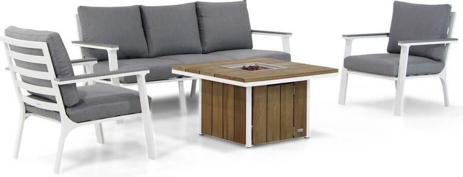 Lifestyle Garden Furniture Lifestyle Palazzo Seaside 90 cm stoel-bank loungeset 4-delig