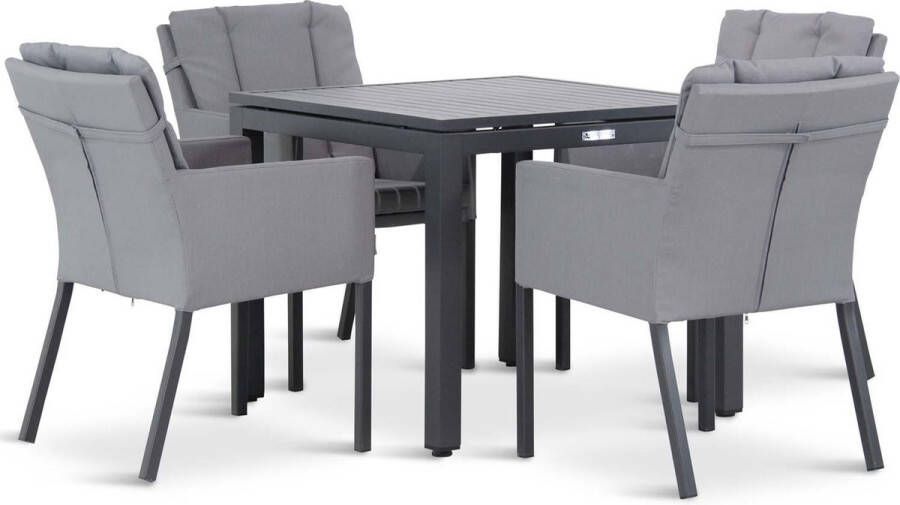 Lifestyle Garden Furniture Lifestyle Parma Concept 90 cm dining tuinset 5-delig