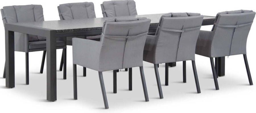 Lifestyle Garden Furniture Lifestyle Parma Edmonton 240 cm dining tuinset 7-delig