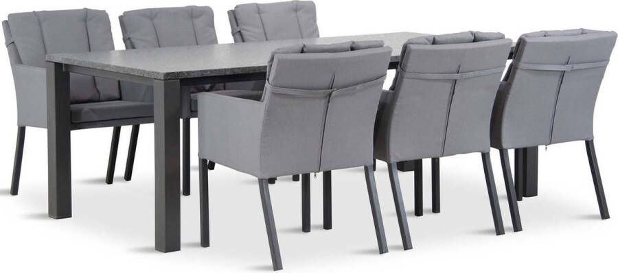 Lifestyle Garden Furniture Lifestyle Parma Munster 220 cm dining tuinset 7-delig