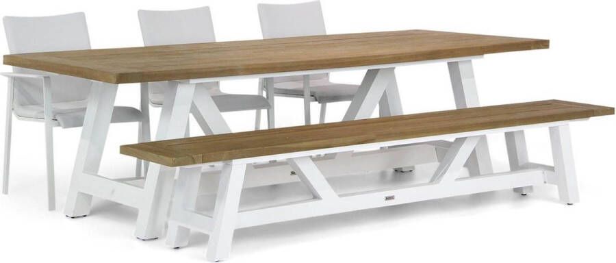 Lifestyle Garden Furniture Lifestyle Rome Florence 260 cm dining tuinset 5-delig