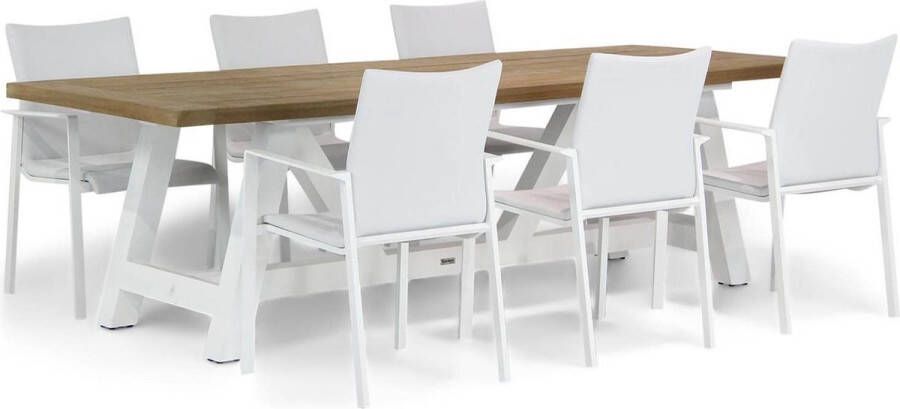 Lifestyle Garden Furniture Lifestyle Rome Florence 260 cm dining tuinset 7-delig