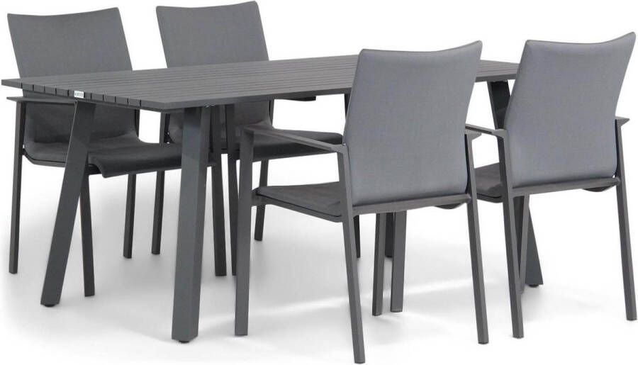 Lifestyle Garden Furniture Lifestyle Rome Villagio 170 cm dining tuinset 5-delig