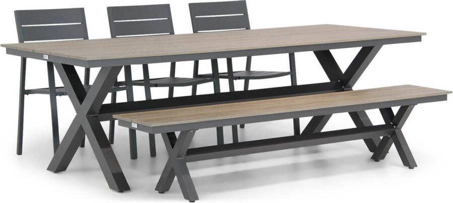 Lifestyle Garden Furniture Lifestyle Stella Forest 240 cm dining tuinset 5-delig