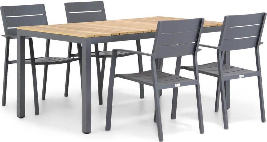 Lifestyle Garden Furniture Lifestyle Stella Mazzarino 160 cm dining tuinset 5-delig