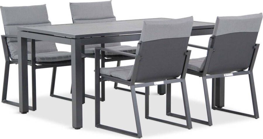 Lifestyle Garden Furniture Lifestyle Treviso Concept 160 cm dining tuinset 5-delig