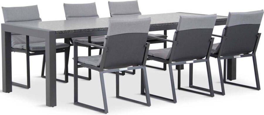Lifestyle Garden Furniture Lifestyle Treviso Edmonton 240 cm dining tuinset 7-delig