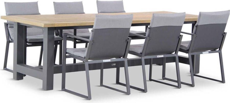 Lifestyle Garden Furniture Lifestyle Treviso San Francisco 260 cm dining tuinset 7-delig