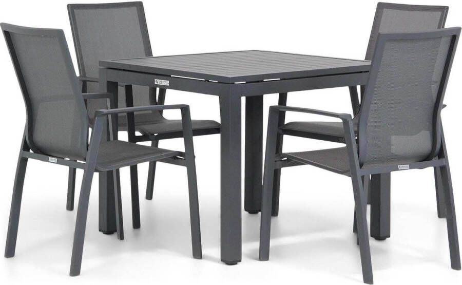 Lifestyle Garden Furniture Lifestyle Ultimate Concept 90 cm dining tuinset 5-delig