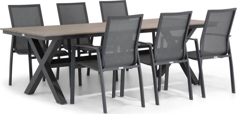 Lifestyle Garden Furniture Lifestyle Ultimate Forest 240 cm dining tuinset 7-delig