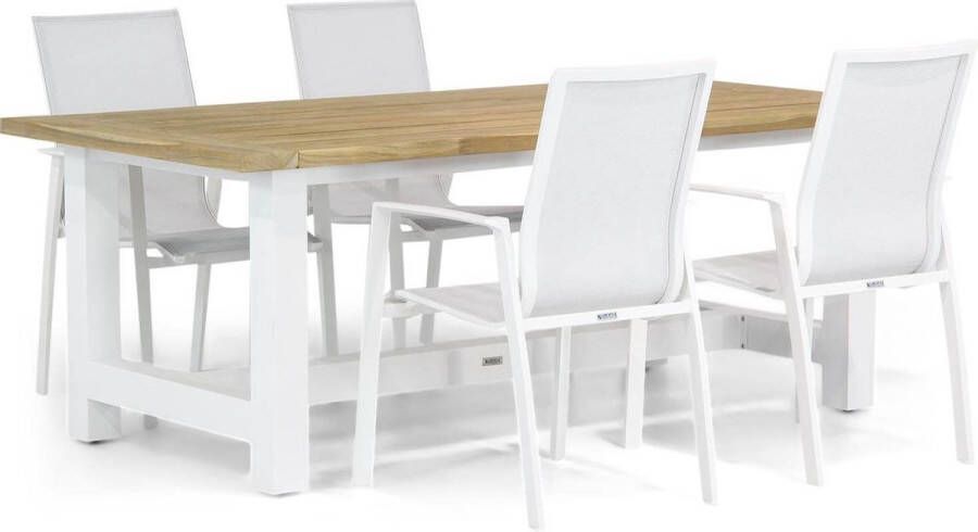Lifestyle Garden Furniture Lifestyle Ultimate Los Angeles 200 cm dining tuinset 5-delig