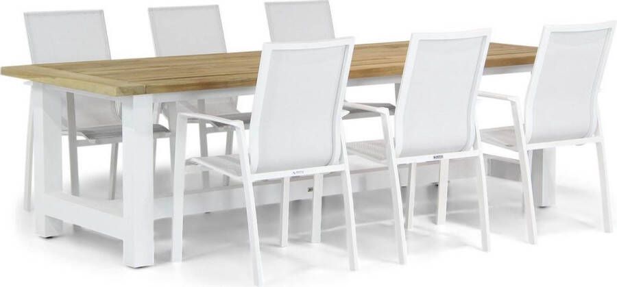 Lifestyle Garden Furniture Lifestyle Ultimate Los Angeles 260 cm dining tuinset 7-delig