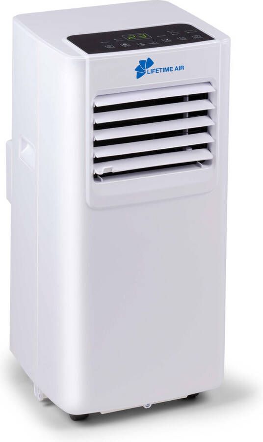 Lifetime Air Mobiele Airco Airconditioning Luchtontvochtiger en Ventilator Luchtkoeler met Afvoerslang Aircooler 65dB Air Conditioner tot 16m2 Afstandsbediening en Timer 8000BTU