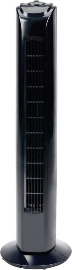 Lifetime Air Torenventilator 81 CM Hoog Kolomventilator Staande Ventilator Oscilleren 55 dB 45W 3 Standen Zwart
