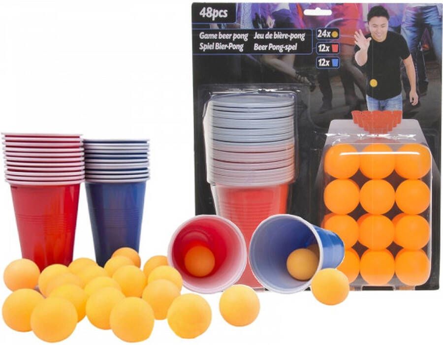Non Branded Beer Pong Starterset 48 delig