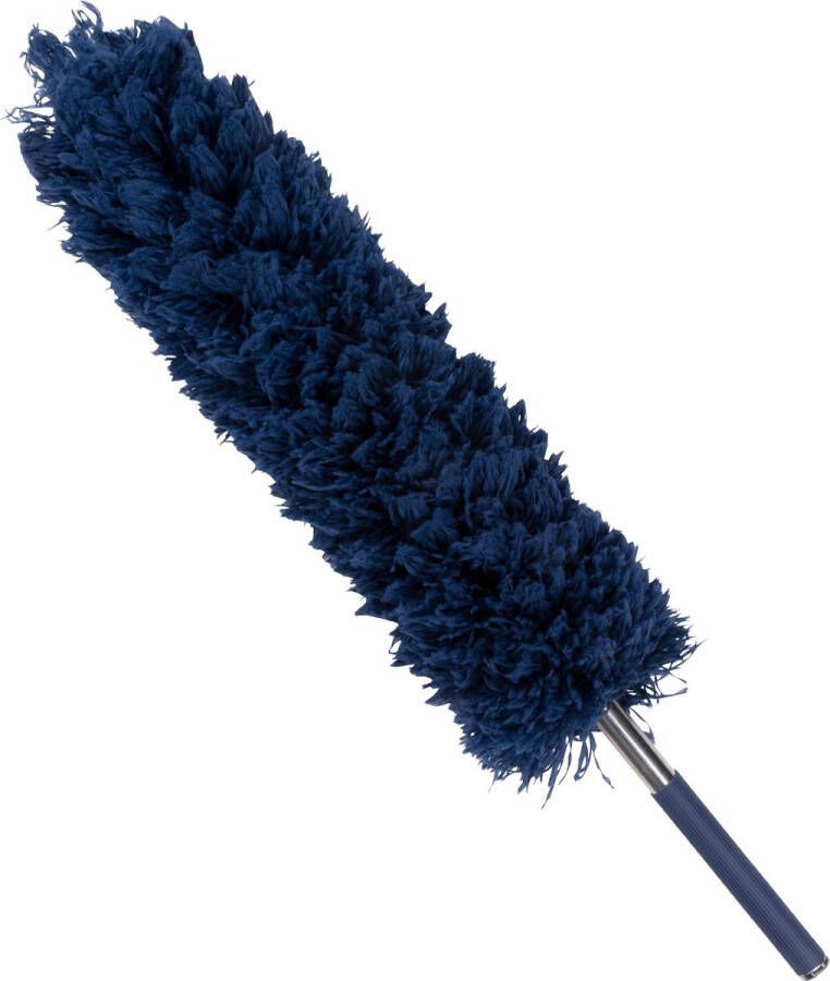 Lifetime Clean plumeau duster XL uitschuifbaar synthetisch blauw grijs 55-142 cm stoffer ragebol