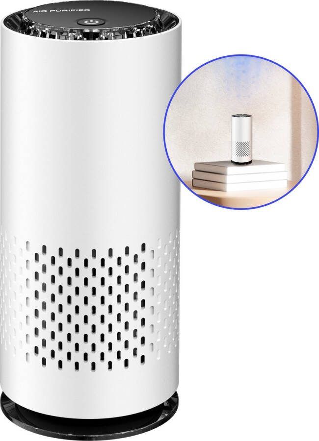 LifeWise Mini Luchtreiniger met Ionisator Incl. H13 HEPA Filter Verwijdert 99 95% Stille Werking Air Purifier