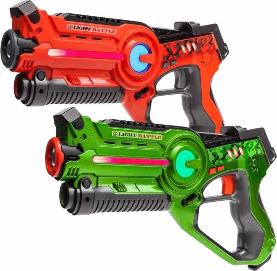 Light Battle Active Lasergame Laserguns Groen Oranje 2 Pack