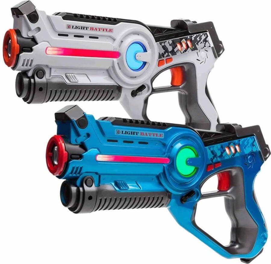 Light Battle Active Lasergame Laserguns Wit Blauw 2 Pack