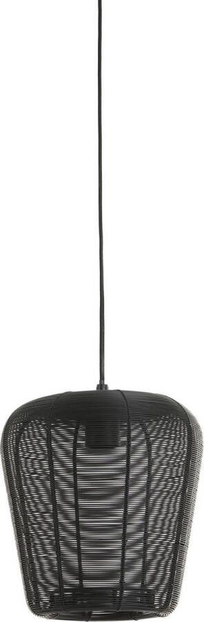 Light & Living Hanglamp 'Adeta' 23cm mat zwart