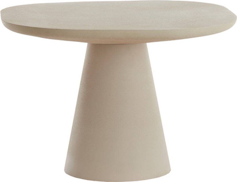 Light & Living Light&living Bijzettafel 60x60x41 cm ABALA mat crème