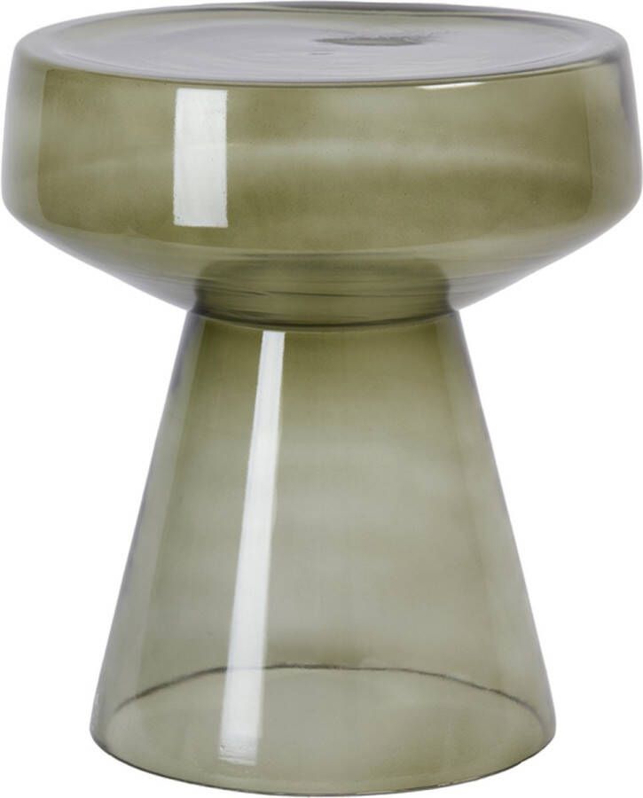 Light & Living Ronde Bijzettafel Dakwa 37cm Grijs Groen