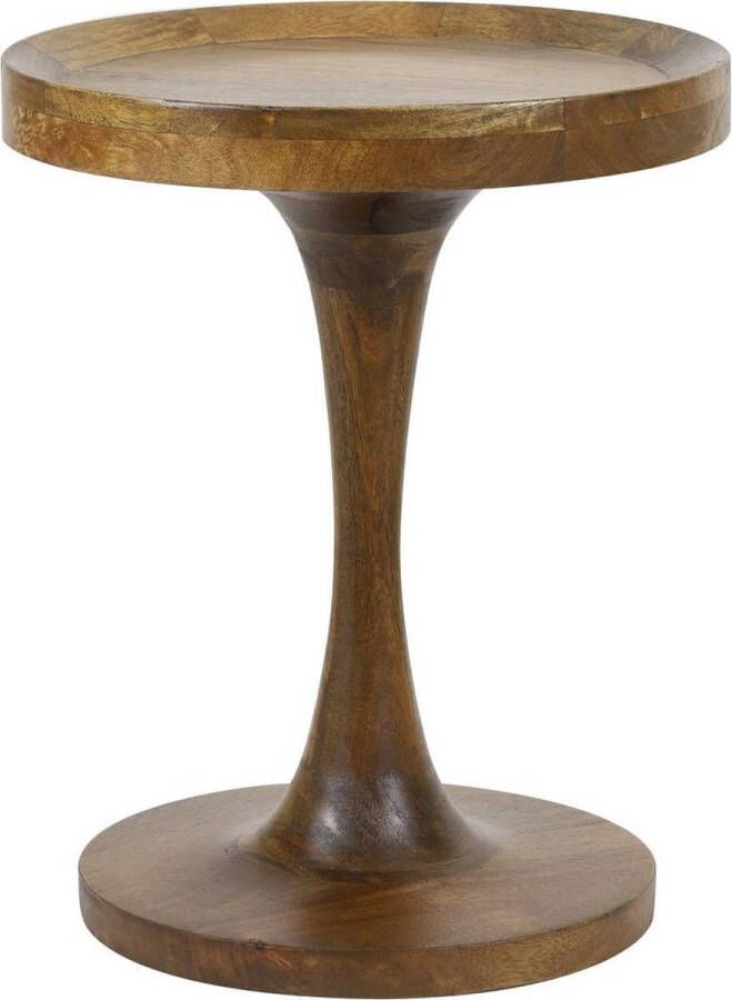 Light & Living Bijzettafel Joekon Ø40cm hout olie bruin Rond