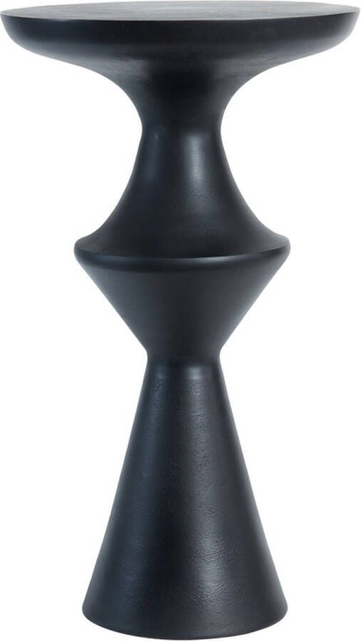 Light & Living Bijzettafel Loboc Zwart 37 5x14x63 5cm Modern