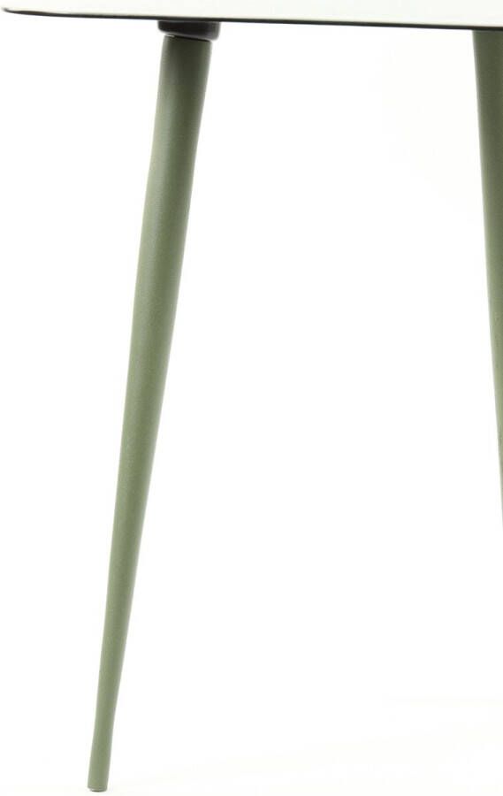 Light & Living Bijzettafel 'Menol' 52cm hoog kleur Groen