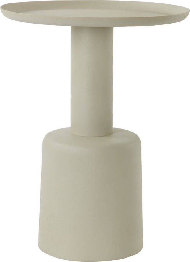 Light & Living Bijzettafel Milaki 39x39x52cm Metaal Grijs - Foto 2